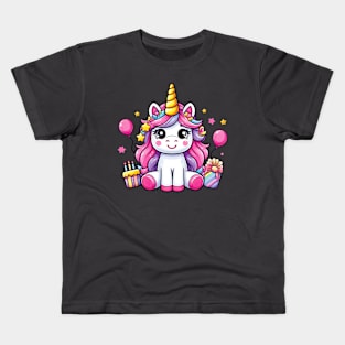 Unicorn S02 D72 Kids T-Shirt